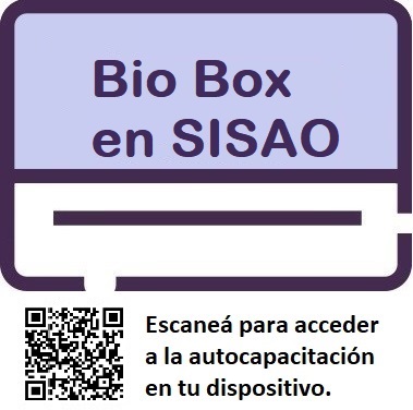 Logo Bio Box en SISAO con QR